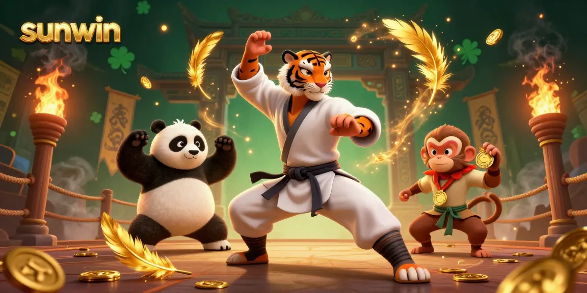 Engage win with sunwin at a dynamic online casino featuring vibrant 3D characters.