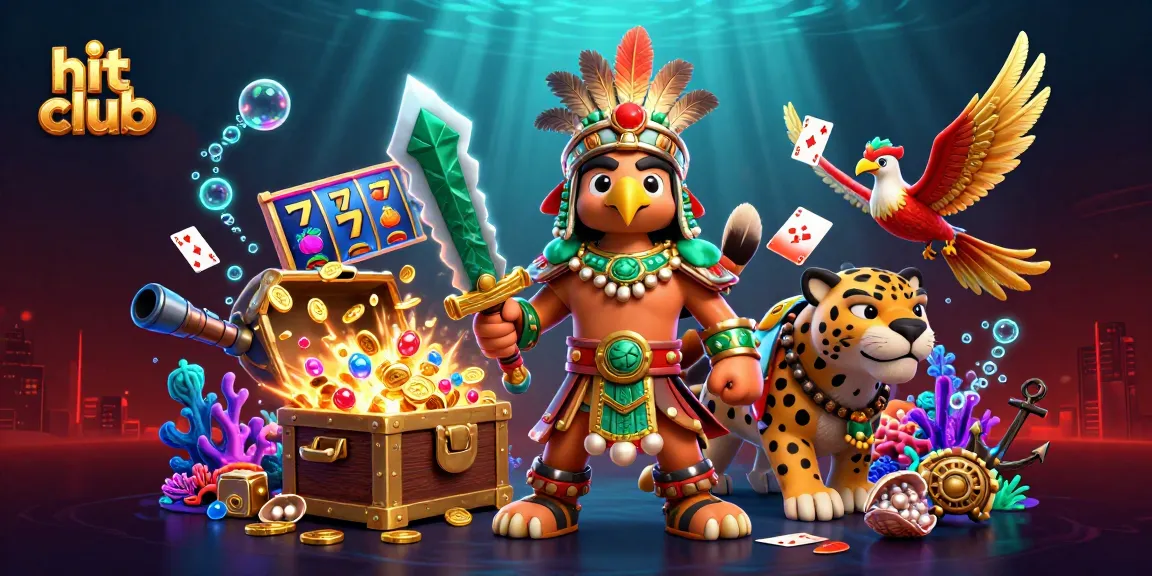 Experience the excitement at hit club with vibrant slot action and stunning 3D fantasy art.
