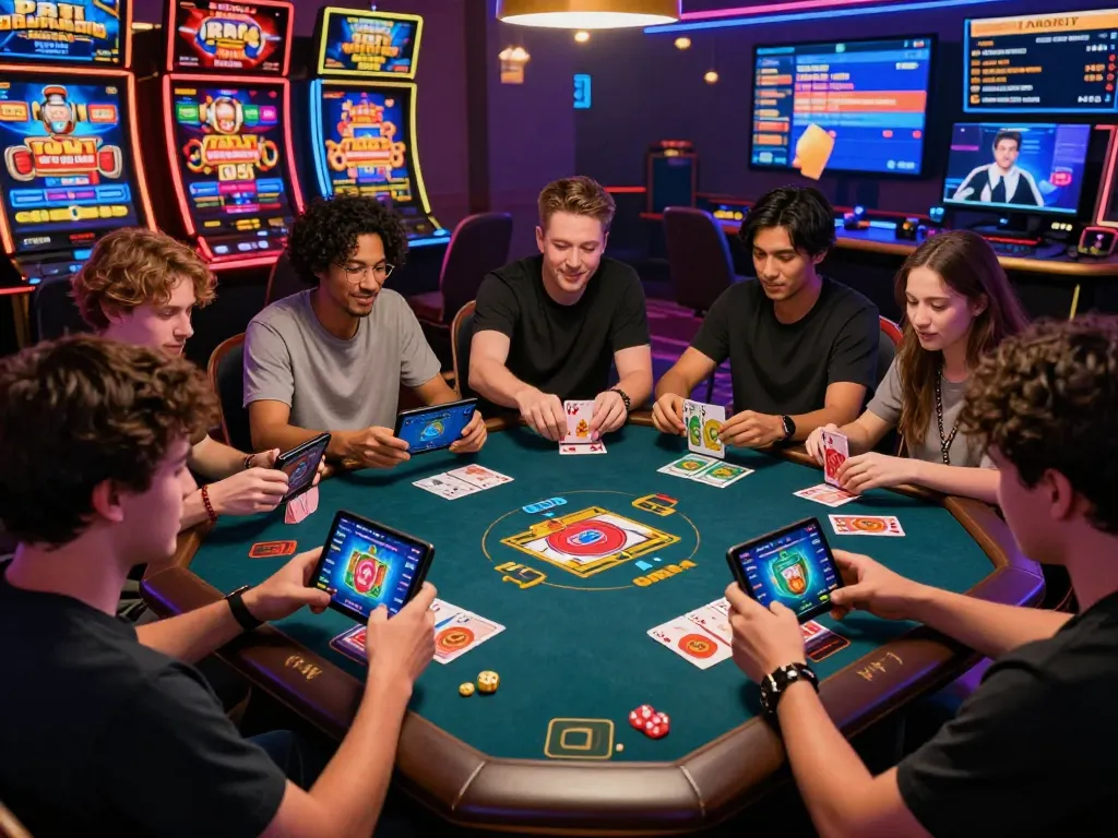 Exciting online gaming scene where players engage with rik vip platform for thrilling card games.