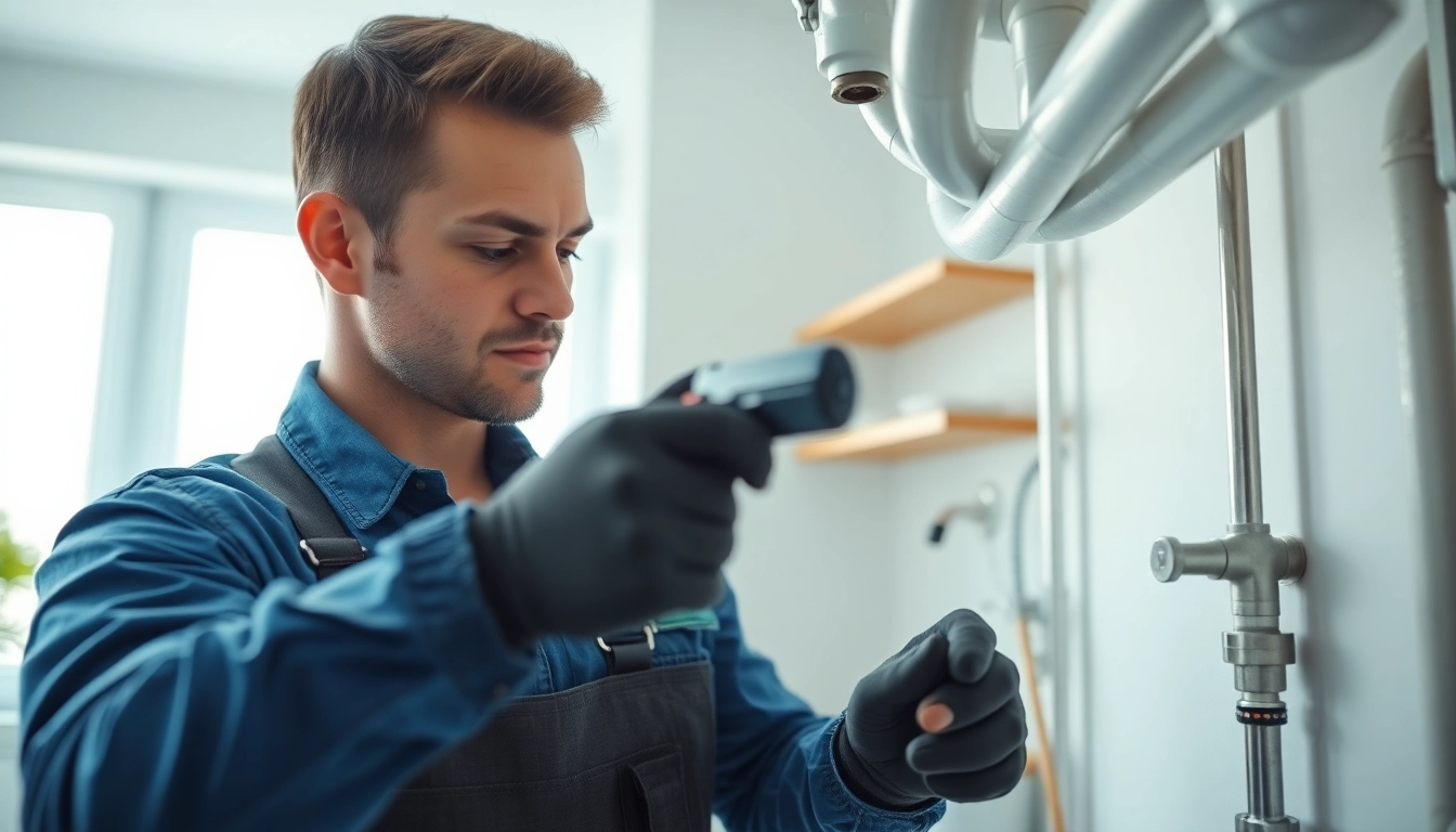 Skilled technician performing whole house repiping services St Petersburg FL in a modern home setting.