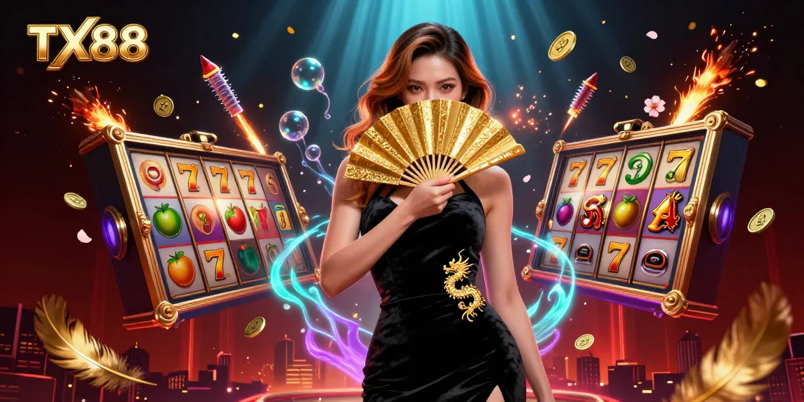 Experience the thrill of TX88 with a stunning 3D casino illustration showcasing excitement and exclusive offers.
