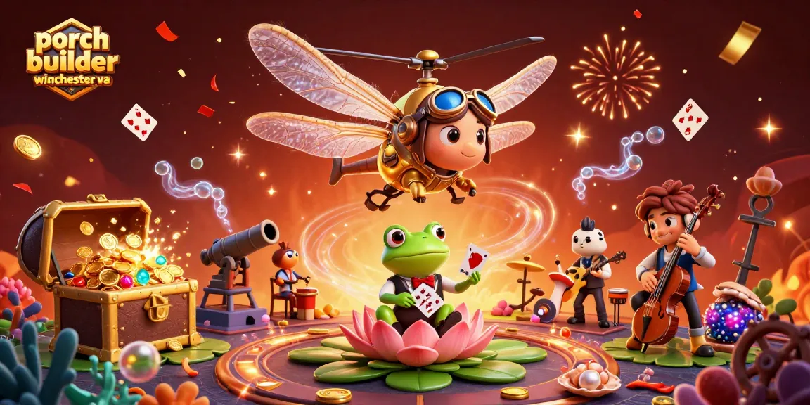 Engage in exciting games with porch builder winchester va amidst vibrant casino action.